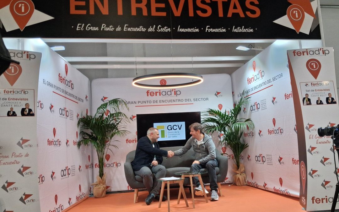 El president del Gremi, Toni Palet, posa en valor a FeriaD’IP la força de l’associacionisme i la necessitat de reforçar els vincles entre les empreses de la construcció